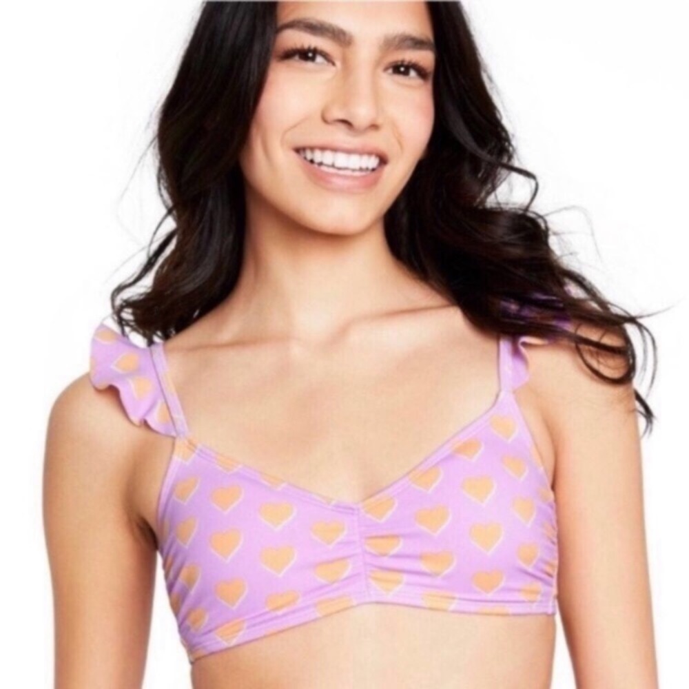 Stoney Clover Lane x Target Heart Print Bikini Top